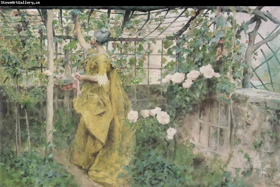 Carl Larsson The Vine Diptych